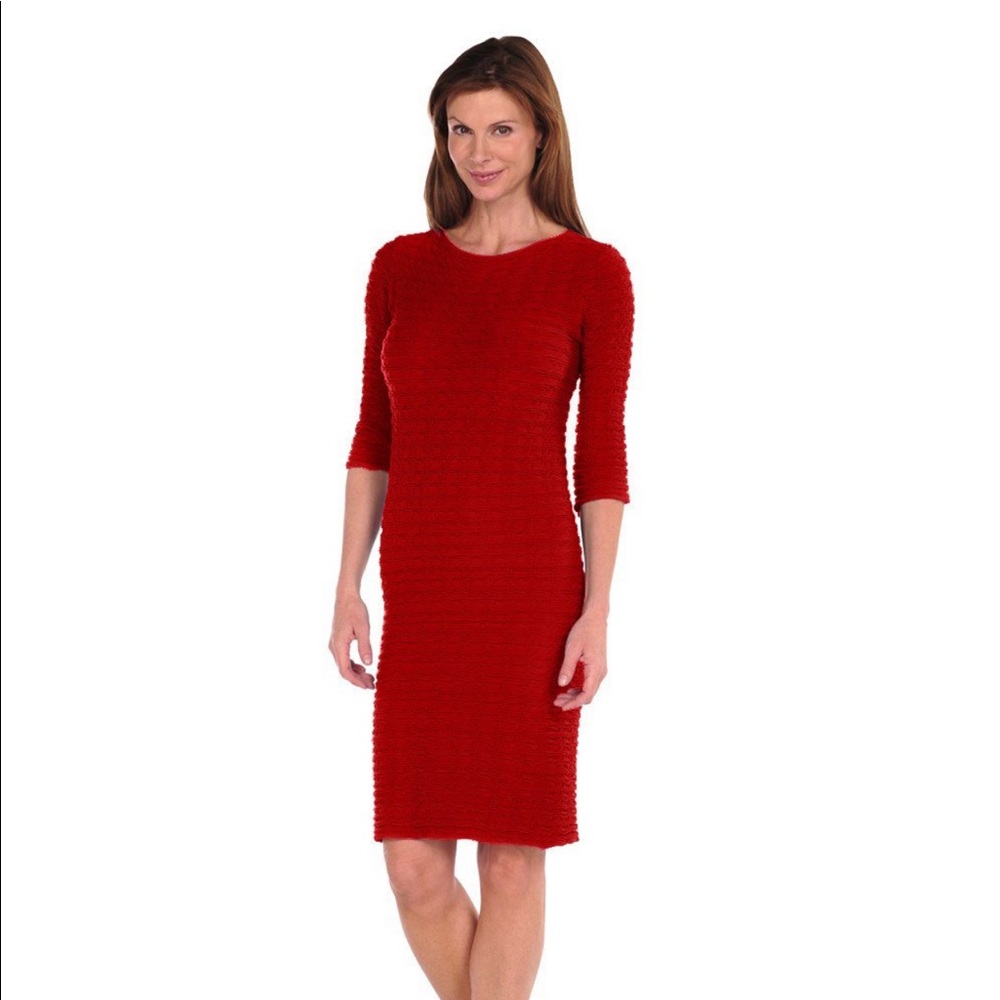 Red Crinkle Dress (The Miracle Dress)